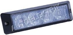 Výstražné světlo - 4 LED MODRÉ